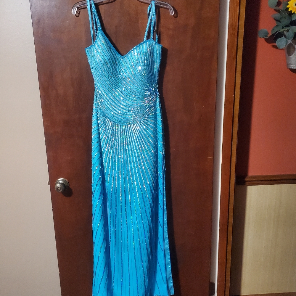 Teal dress